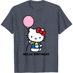 image:imageHello Kitty Hello Birthday TShirtHeather Blue