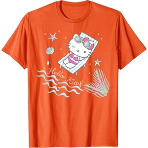 image:imageHello Kitty Hello Summer Tee Shirt TShirtOrange