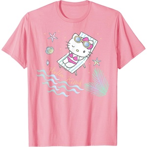 image:imageHello Kitty Hello Summer Tee Shirt TShirtPink