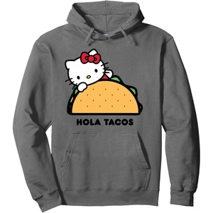 image:imageHello Kitty Hola Tacos Pullover HoodieAsphalt Grey