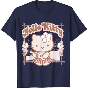 image:imageHello Kitty Hula Summer Tee Shirt TShirtNavy Blue