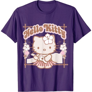 image:imageHello Kitty Hula Summer Tee Shirt TShirtPurple
