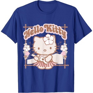 image:imageHello Kitty Hula Summer Tee Shirt TShirtRoyal Blue