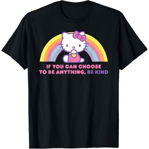 image:imageHello Kitty If You Can Choose to Be Anything Be Kind TShirtBlack