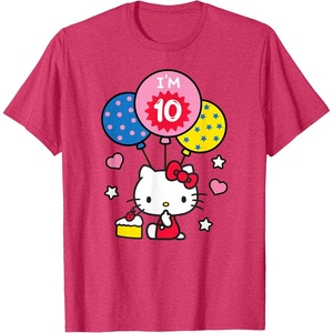 image:imageHello Kitty Im 10 Birthday TShirt TShirtRed Heather