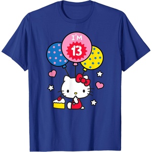 image:imageHello Kitty Im 13 Birthday TShirt TShirtRoyal Blue