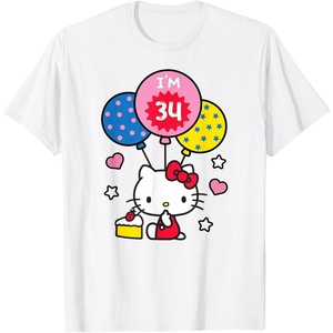 image:imageHello Kitty Im 34 Birthday TShirt TShirtWhite