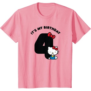 image:imageHello Kitty Its My Birthday 4th 4 Years TShirtPink