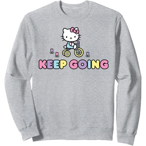 image:imageHello Kitty Keep Going SweatshirtHeather Grey