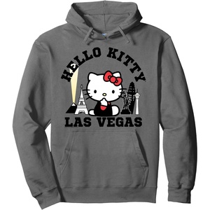 image:imageHello Kitty Las Vegas City Skyline Hoodie Pullover HoodieAsphalt Grey