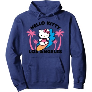 image:imageHello Kitty Los Angeles Surfing Pullover HoodieNavy Blue