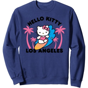 image:imageHello Kitty Los Angeles Surfing SweatshirtNavy Blue