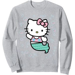 image:imageHello Kitty Mermaid Sweatshirt SweatshirtHeather Grey
