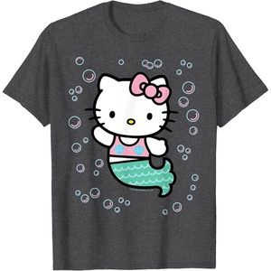 image:imageHello Kitty Mermaid Tee Shirt TShirtDark Heather Grey