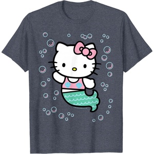 image:imageHello Kitty Mermaid Tee Shirt TShirtHeather Blue