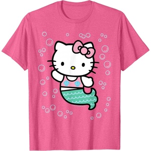 image:imageHello Kitty Mermaid Tee Shirt TShirtPink Heather