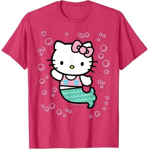 image:imageHello Kitty Mermaid Tee Shirt TShirtRed Heather