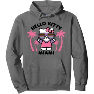 image:imageHello Kitty Miami Pullover HoodieAsphalt Grey