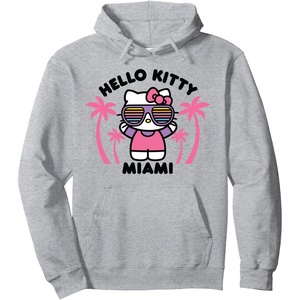 image:imageHello Kitty Miami Pullover HoodieHeather Grey