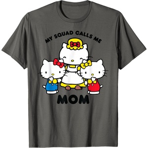 image:imageHello Kitty Mom Squad TShirtAsphalt Grey