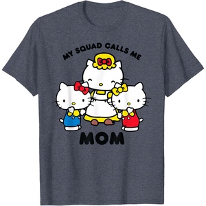 image:imageHello Kitty Mom Squad TShirtHeather Blue