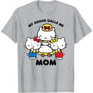 image:imageHello Kitty Mom Squad TShirtHeather Grey
