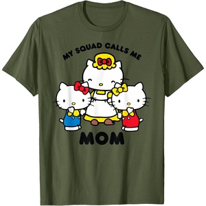 image:imageHello Kitty Mom Squad TShirtOlive Green