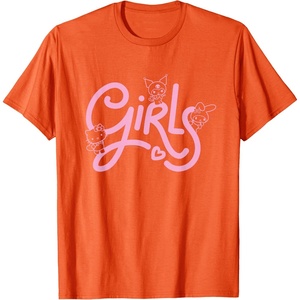 image:imageHello Kitty My Melody Kuromi Girls TShirt SmallOrange
