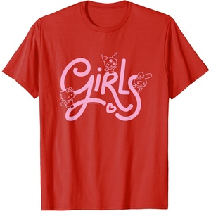 image:imageHello Kitty My Melody Kuromi Girls TShirt SmallRed