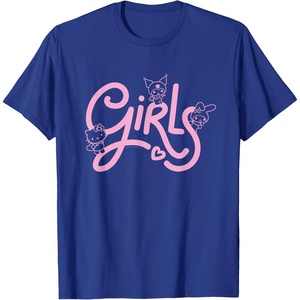 image:imageHello Kitty My Melody Kuromi Girls TShirt SmallRoyal Blue