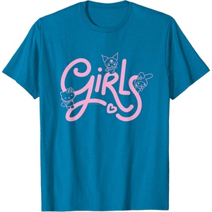 image:imageHello Kitty My Melody Kuromi Girls TShirt SmallSapphire Blue