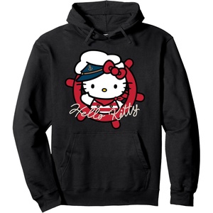 image:imageHello Kitty Nautical Sailor Hoodie Pullover HoodieBlack