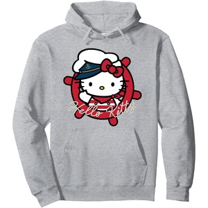 image:imageHello Kitty Nautical Sailor Hoodie Pullover HoodieHeather Grey
