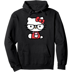 image:imageHello Kitty Nerd Glasses Pullover HoodieBlack