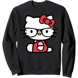 image:imageHello Kitty Nerd Glasses SweatshirtBlack