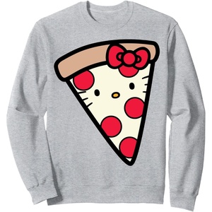 image:imageHello Kitty Pizza Slice Sweatshirt SweatshirtHeather Grey