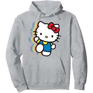 image:imageHello Kitty Rainbow Pullover HoodieHeather Grey