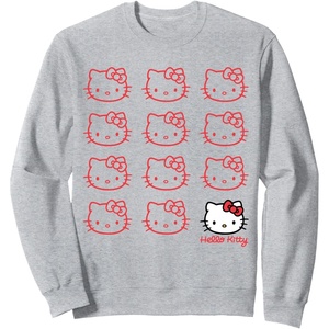 image:imageHello Kitty Real SweatshirtHeather Grey