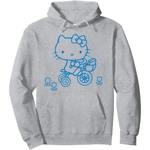 image:imageHello Kitty Retro Bike Ride Hoodie Pullover HoodieHeather Grey