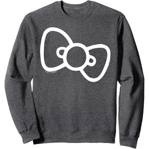 image:imageHello Kitty Retro Bow Sweatshirt SweatshirtDark Heather Grey