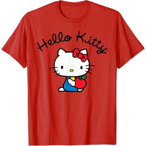 image:imageHello Kitty Retro Logo Tee Shirt TShirtRed