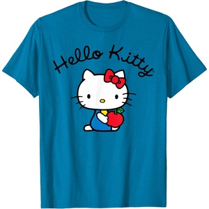 image:imageHello Kitty Retro Logo Tee Shirt TShirtSapphire Blue
