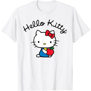 image:imageHello Kitty Retro Logo Tee Shirt TShirtWhite