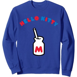 image:imageHello Kitty Retro Milk Bottle Sweatshirt SweatshirtRoyal Blue