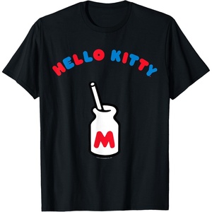 image:imageHello Kitty Retro Milk Bottle Tee Shirt TShirtBlack