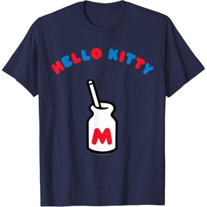 image:imageHello Kitty Retro Milk Bottle Tee Shirt TShirtNavy Blue
