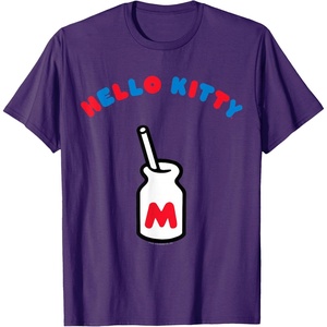 image:imageHello Kitty Retro Milk Bottle Tee Shirt TShirtPurple