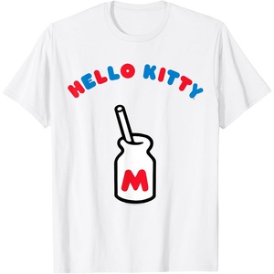 image:imageHello Kitty Retro Milk Bottle Tee Shirt TShirtWhite