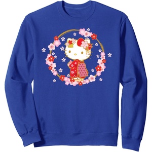 image:imageHello Kitty Sakura Spring SweatshirtRoyal Blue