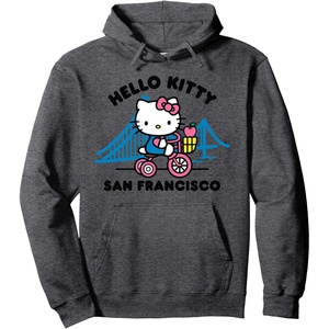 image:imageHello Kitty San Francisco Pullover HoodieDark Heather Grey